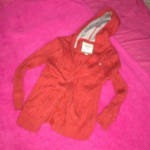 American eagle button hoodie